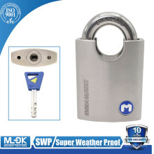 MOK-Schloss W33/50WF 50mm Schlüssel gleich Hauptschlüssel geschlossener Bügel Guardman Safe Lock